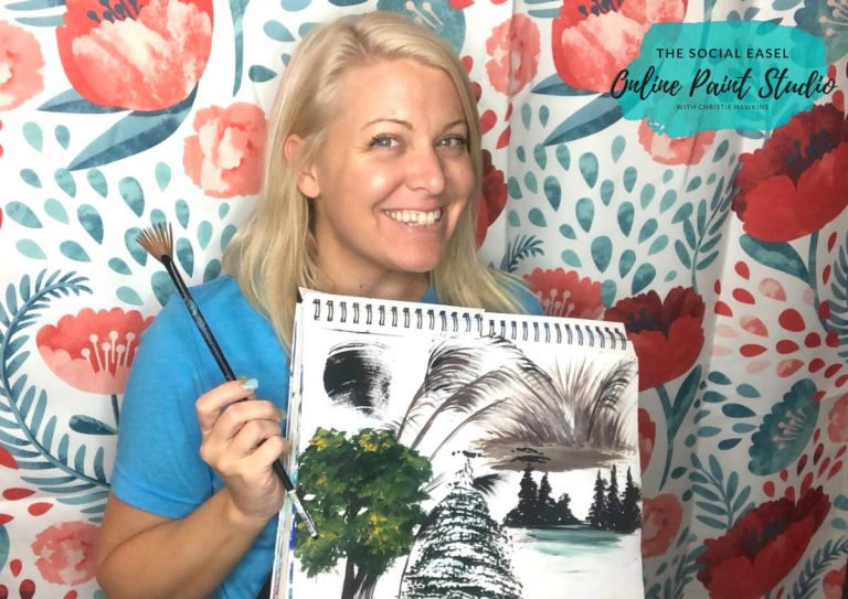 How Fan Paintbrushes Transform Acrylic Landscapes