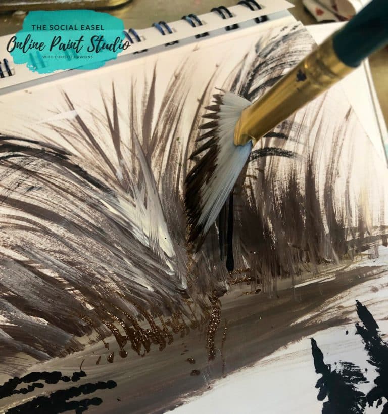 Fan Brush Painting Techniques